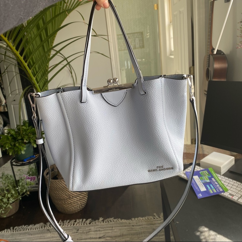 Baby Blue Marc Jacobs Genuine Leather Purse